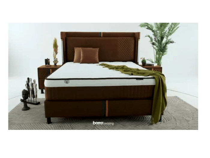 OSCAR Bed Base+ Headboard - Berre Furniture