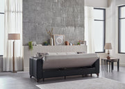 Parma 3 Seat Sleeper Sofa (Boss Cream) by Bellona