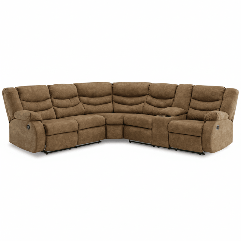 Partymate 2-Piece Reclining Sectional Option A