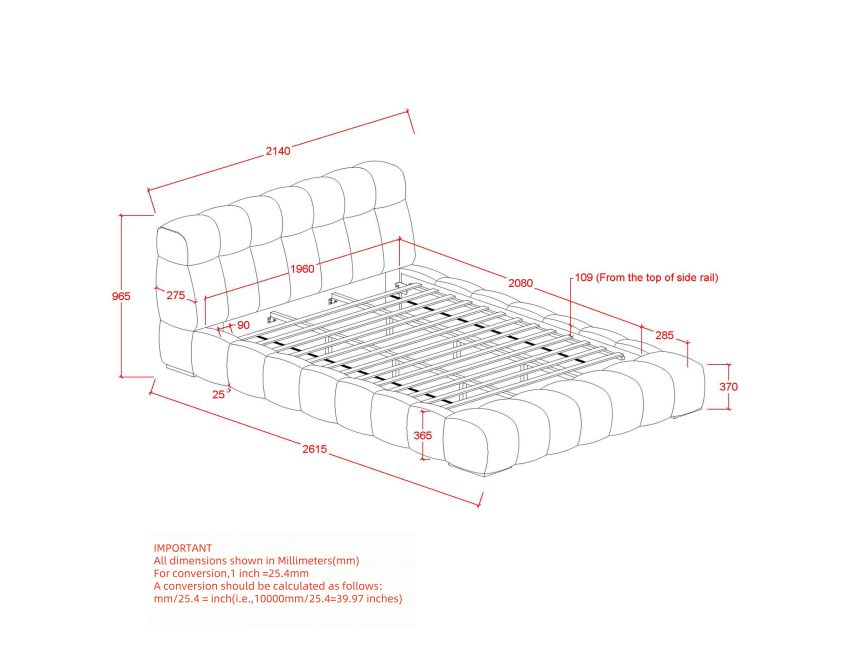 PASHA Bed - Berre Furniture