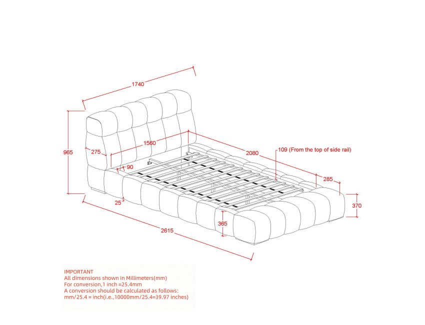PASHA Bed - Berre Furniture