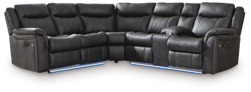 Perarrygin 2-Piece Reclining Sectional Default Title