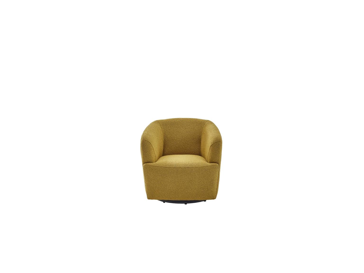 Picasso Swivel Chair (Oscar Mustard) by Bellona
