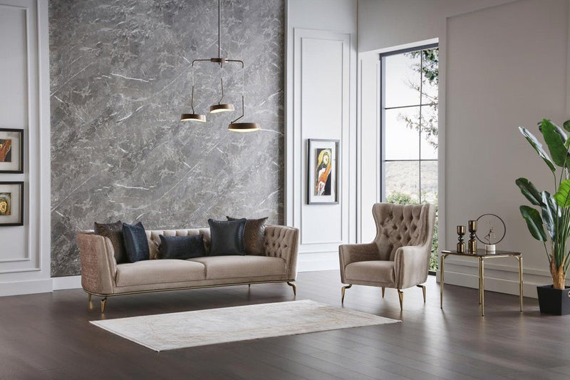 Plaza 3 Seat Sleeper Sofa 2 Pieces by Bellona - Berre Furniture
