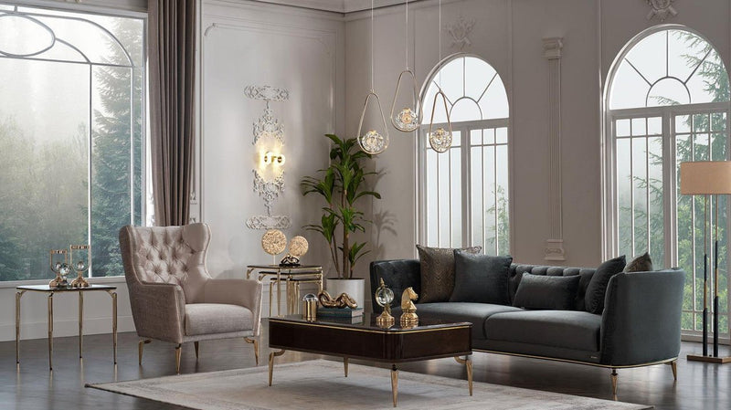 Plaza 3 Seat Sleeper Sofa (Lara Green)2 Pieces by Bellona