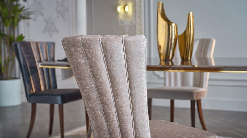 Plaza Dining Chair (Lara Cream) by Bellona