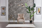 Plaza Accent Chair (Lara Cream)2 Pieces by Bellona