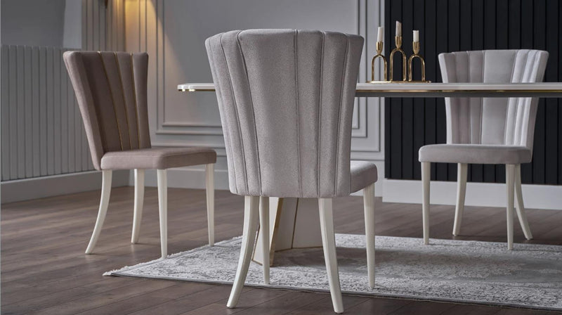 Plaza Dining Set Table With 6 Chairs by Bellona - Berre Furniture