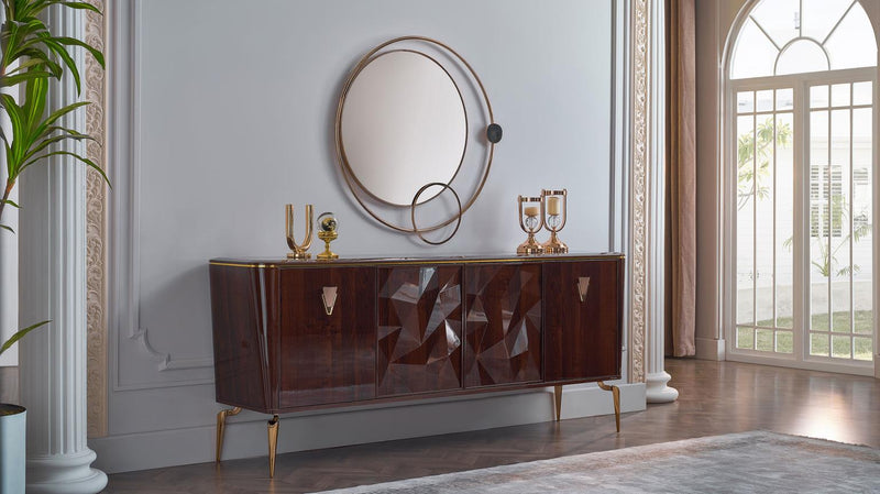 Plaza Dining Set Table With 6 Chairs by Bellona - Berre Furniture