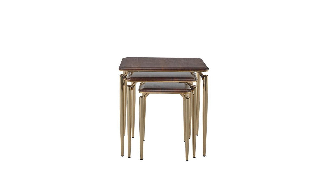 Plaza Nesting Table (Plaza Walnut) by Bellona