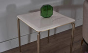 Plaza Side Table (Plaza Ivory) - Berre Furniture
