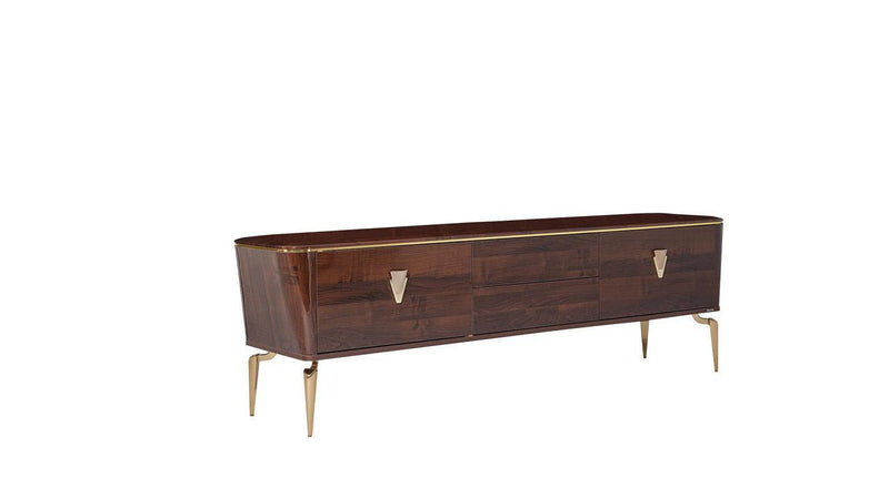 Plaza Tv Stand (Plaza Walnut (Plaza Teks) by Bellona