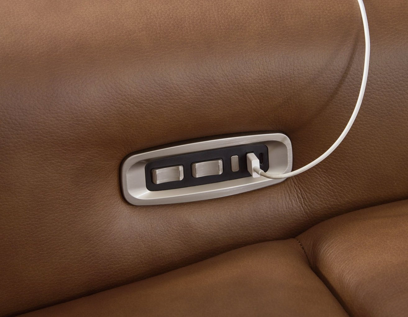 Rally - Up 2 - Piece Power Reclining Loveseat with Console - Berre Furniture