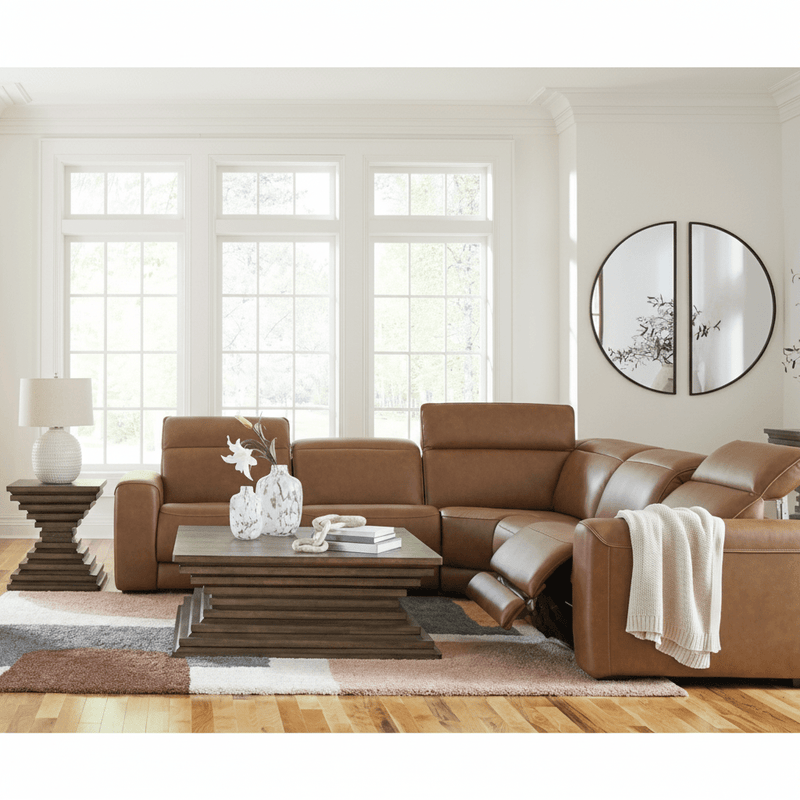 Rally-Up 5-Piece Power Reclining Sectional with Console 135"