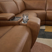 Rally-Up 6-Piece Power Reclining Sectional with Console