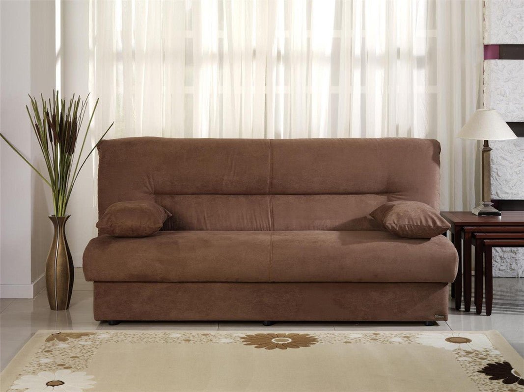 Regata 3 Seat Sleeper Sofa by Bellona (OBSESSION TRUFFLE
