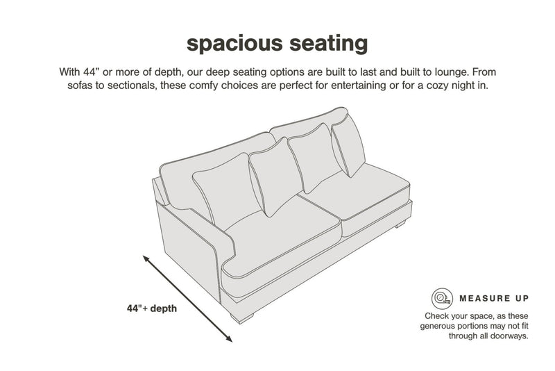 Regent Park 2-Piece Sectional Loveseat