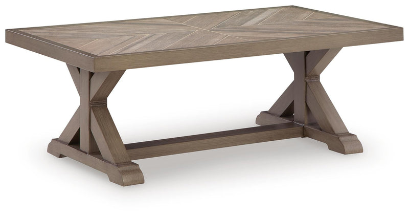 Revare Beach Rectangular Cocktail Table Default Title