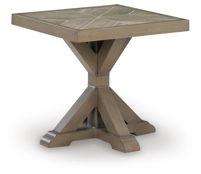 Revare Beach Square End Table Default Title