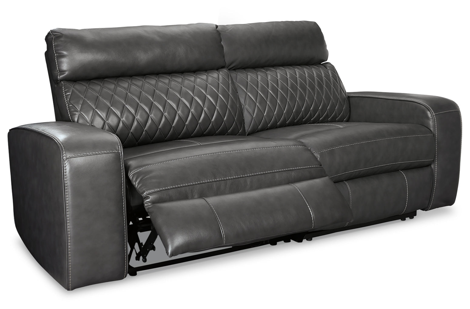Samperstone 2 - Piece Power Reclining Sectional Loveseat - Berre Furniture