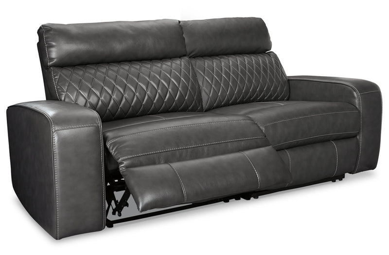 Samperstone 2 - Piece Power Reclining Sectional Loveseat - Berre Furniture