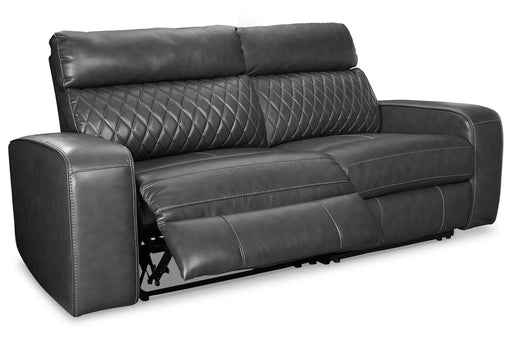 Samperstone 2 - Piece Power Reclining Sectional Loveseat - Berre Furniture