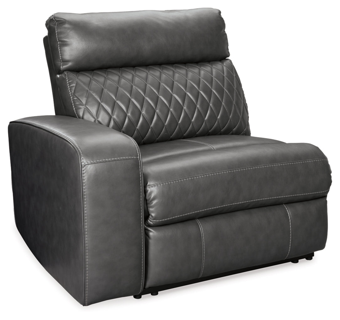 Samperstone 2 - Piece Power Reclining Sectional Loveseat - Berre Furniture