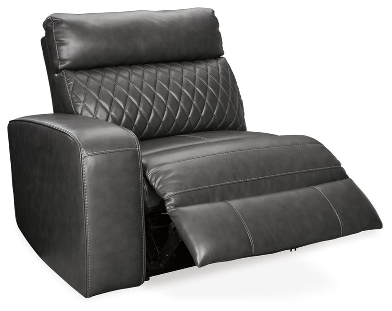 Samperstone 2 - Piece Power Reclining Sectional Loveseat - Berre Furniture