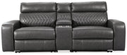 Samperstone 3 - Piece Power Reclining Sectional Loveseat - Berre Furniture