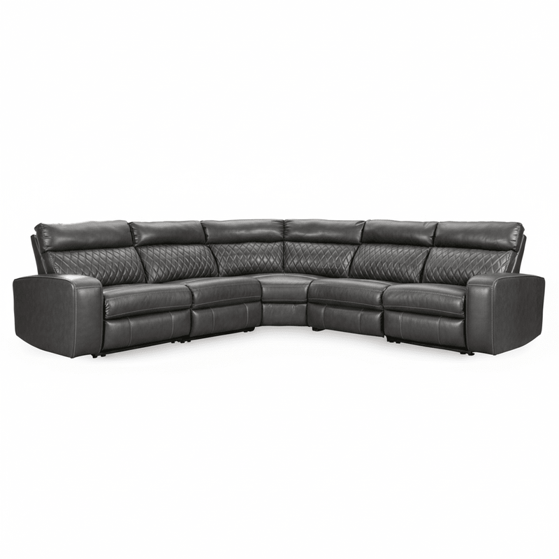 Samperstone 5 - Piece Power Reclining Sectional - Berre Furniture