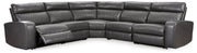 Samperstone 5 - Piece Power Reclining Sectional - Berre Furniture