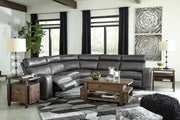 Samperstone 5 - Piece Power Reclining Sectional - Berre Furniture