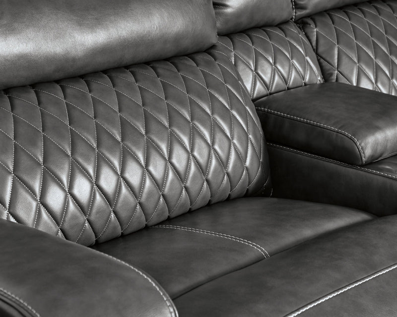 Samperstone 5 - Piece Power Reclining Sectional - Berre Furniture