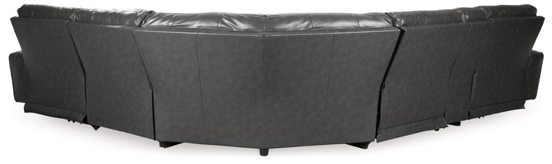 Samperstone 6 - Piece Power Reclining Sectional - Berre Furniture
