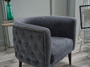 Selma Accent Armchair (Selma Grey) by Bellona