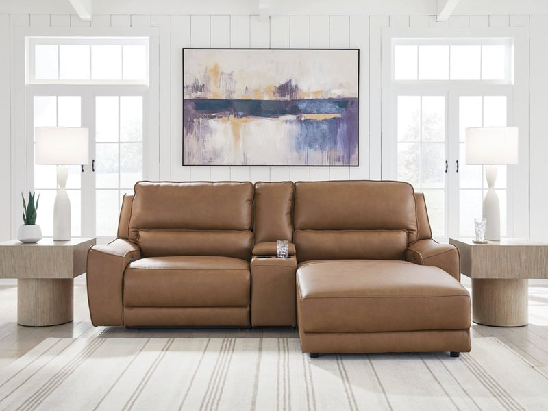 Silverbrooke 3 - Piece Power Reclining Sectional with Chaise - Berre Furniture