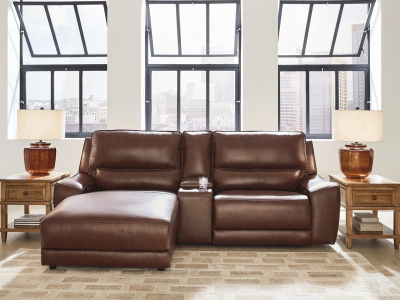 Silverbrooke 3 - Piece Power Reclining Sectional with Chaise - Berre Furniture