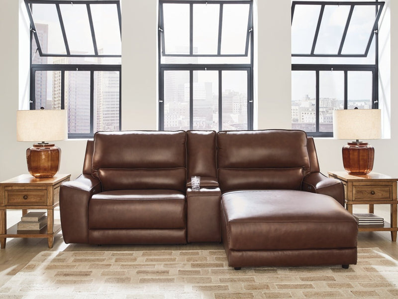 Silverbrooke 3 - Piece Power Reclining Sectional with Chaise - Berre Furniture