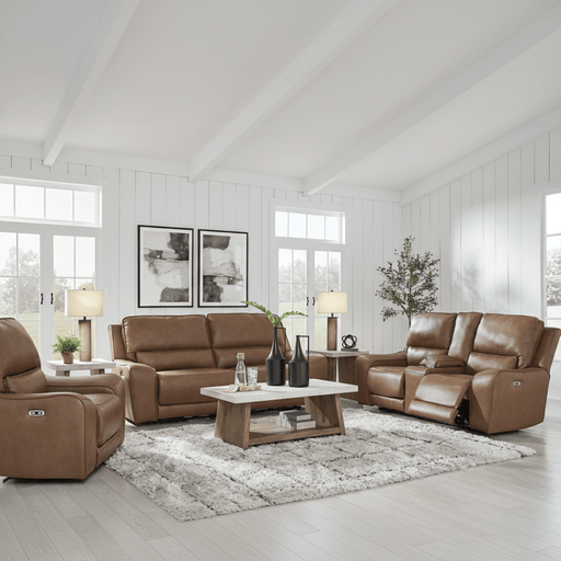 Silverbrooke 5 - Piece Reclining Sectional with Double Chaise and Storage Consoles - Berre Furniture