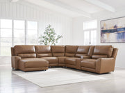 Silverbrooke 6 - Piece Power Reclining Sectional with Chaise - Berre Furniture