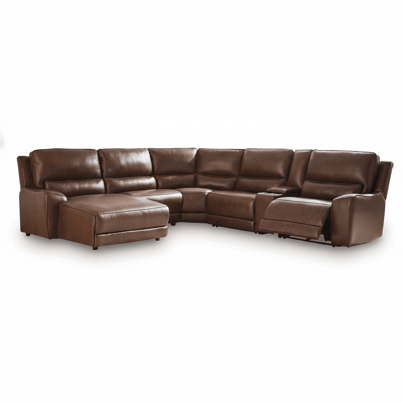 Silverbrooke 6 - Piece Power Reclining Sectional with Chaise - Berre Furniture