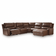 Silverbrooke 6 - Piece Power Reclining Sectional with Chaise - Berre Furniture