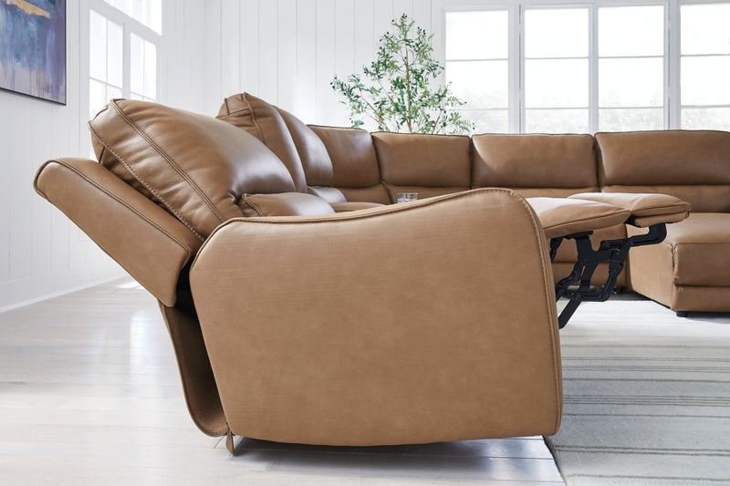 Silverbrooke 6 - Piece Power Reclining Sectional with Chaise - Berre Furniture