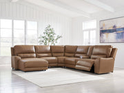 Silverbrooke 6 - Piece Power Reclining Sectional with Chaise - Berre Furniture