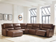 Silverbrooke 6 - Piece Power Reclining Sectional with Chaise - Berre Furniture