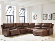 Silverbrooke 6 - Piece Power Reclining Sectional with Chaise - Berre Furniture