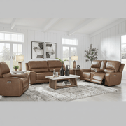 Silverbrooke 7 - Piece Reclining Sectional with Chaise and Storage Consoles - Berre Furniture