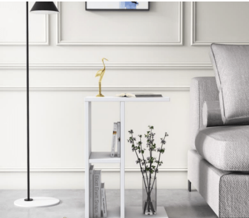 Slot Side Table Varna Oak - Berre Furniture