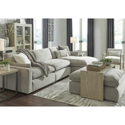 Sophie Grey Fabric 3 pc Sectional - Berre Furniture