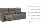 Starbot 3 - Piece Power Reclining Sofa - Berre Furniture